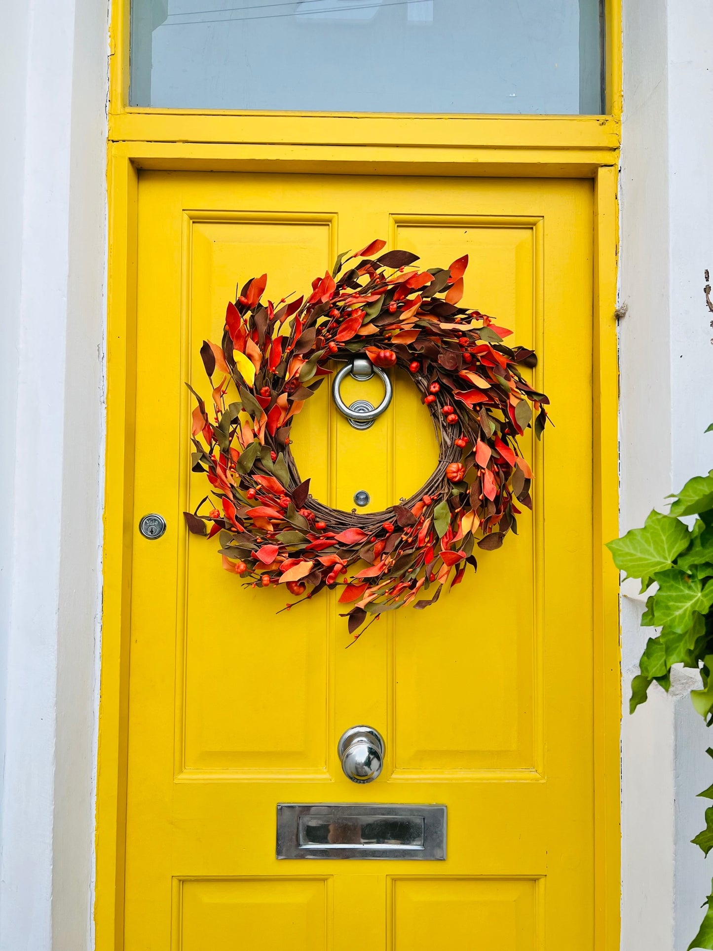 Autumn Wreath, Front Door Wreath Autumn Home Decor, Fall Decor, 24 inches