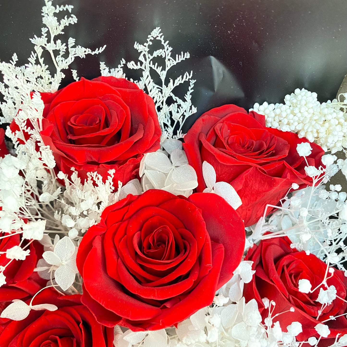 Forever Rose Bouquet in a Box + 3 Butterflies + Glitter + Card, Flowers for Delivery Prime, for Women, Birthday Gifts, Flower Bouquet, Rosas Eternas, Regalos de Cumpleaños para Mujer