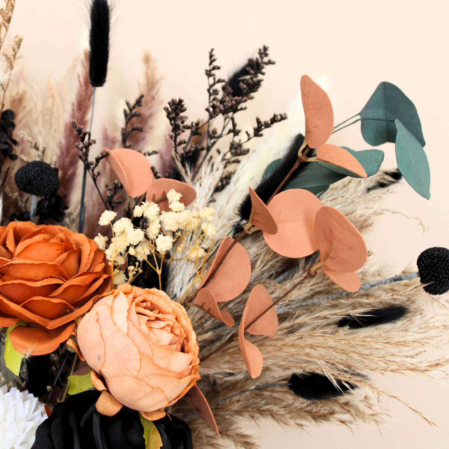 100pcs Fall Flower Arrangements in Vase, Fall Centerpieces for Tables, Coffee Dining Table Centerpiece Decor for Home, Thanksgiving Christmas Winter Decorations, Centro De Mesa De Otoño