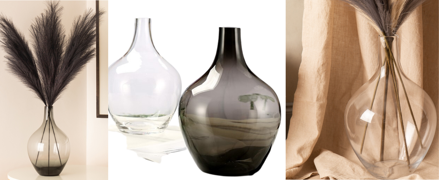 Load video: clear vase